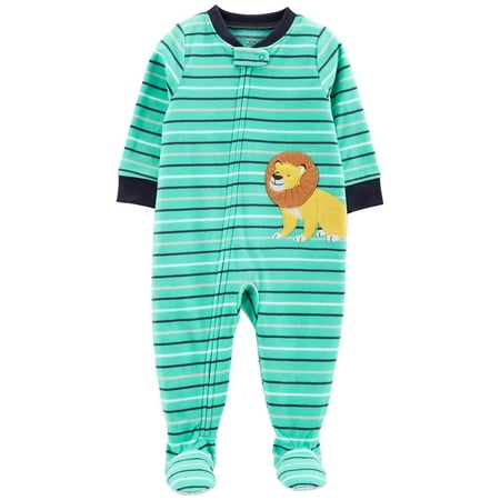 Carter's Baby Boys' 1-Piece Lion Fleece PJs