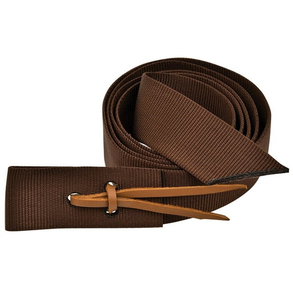 Weaver Leather Nylon Latigo with Holes, 1 3/4 x 70-Inch, Brown