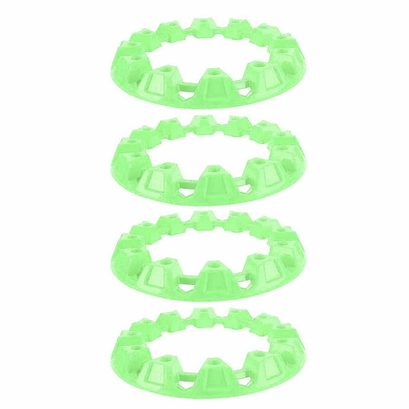 Sporty Look 10 Inch Wheel Hub Decor Trim, Scrath Proof ABS Material Suitable for ATV and Others Decor for ATV Wheel Trim Hub
