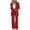 B-Red#blazers for women business casual, variant on QATAINLAV Women's Loose Open Front Long Sleeve Blazer Jacket Matching Wide Leg Dress Pants 2 Piece Sets Business Casual Outfits, Red, M