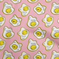 thumbnail image 1 of oneOone Cotton Flex Peach Fabric Kawai Sewing Craft Projects Fabric Prints By Yard 40 Inch Wide-R3, 1 of 5