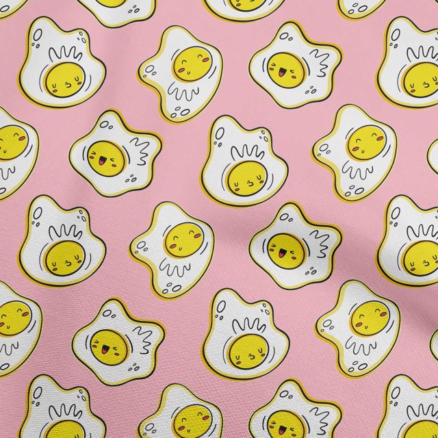 oneOone Cotton Flex Peach Fabric Kawai Sewing Craft Projects Fabric Prints By Yard 40 Inch Wide-R3