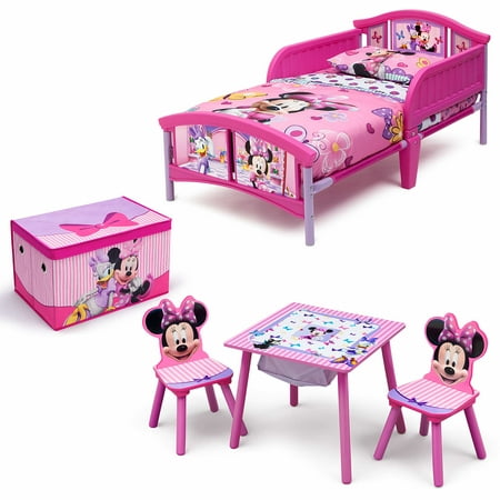 Disney Minnie Mouse Room-in a Box with BONUS Table & Chairs Set