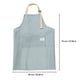 thumbnail image 3 of Apron con bolsillos, delantal de cocina para mujer y hombre, ajustable, resistente, para cocina, chef, asador, cocina profesional, cocina moderna, delantal de lineno, bolsillos grandes,, 3 of 8