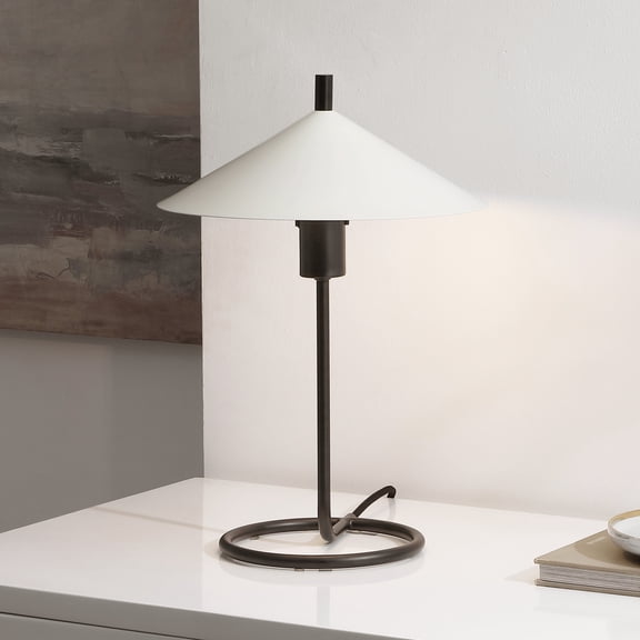 Safavieh Khlo 11.75" Modern Metal Table Lamp, Cream/Black