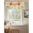 thumbnail image 2 of Vintage Spring Floral Curtain Valances for Windows, Watercolor Pastoral Summer Botanical Kitchen Valance Window Treatment, Light Filtering Block Curtains for Bathroom/Bedroom/Living Room 42'' x 12'', 2 of 9