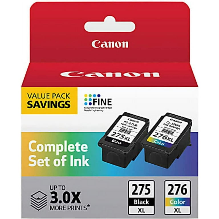 4x100ml Refill ink Canon PG-275 CL-276 Ink Cartridges Black Color TS3520  TS3522