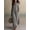 Gray, variant on Women's Button down Shirt Wide Leg Pants Loose Set 2026 Elastic Waist Wide Leg Pants Breathable Casual Outfit with Pocket, S