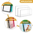 thumbnail image 4 of Organizador de archivos de acrílico de 2 ranuras para escritorio, 4 of 5