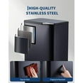 thumbnail image 5 of Senfot 16 Gal Dual Trash Can for Kitchen, Black (33L + 28L Compartments), 5 of 6