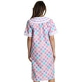 thumbnail image 3 of Dreamcrest Short Sleeve Zipper Front Duster 8513-2-1X (Plaid 5 - Multi, 1X), 3 of 3