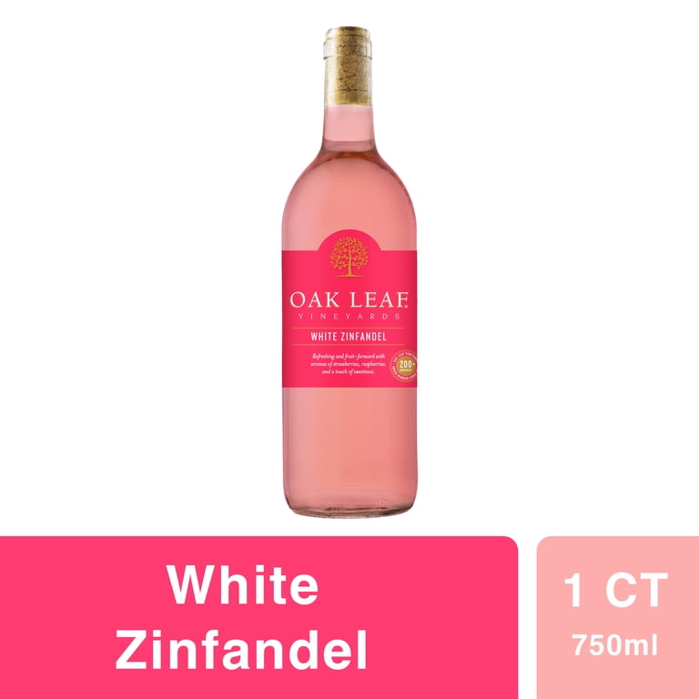 Oak Leaf Vineyards White Zinfandel Rose Wine 750ml Pink Wine with