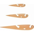 thumbnail image 6 of 3Pcs Beech Wood Weaving Shuttle Knitting Loom Shuttles Handcrafted Knitting Loom Tools for Tapestry DIY Craft Weaving Accessories Pointy, 6 of 9
