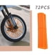 thumbnail image 1 of Juego de 72 Piezas para Decorar Radios de Ruedas | Fundas de Plástico Naranja para Radios de Bicicleta y Motocicleta | 24 Cm de Longitud | Resistentes y Coloridas | Fácil Instalación, 1 of 6