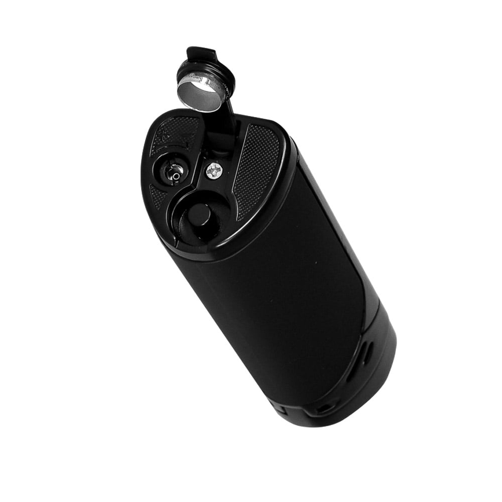 Lotus Monarch Quad Torch Lighter with Cutter - Black