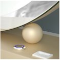 thumbnail image 5 of Impressions Vanity Hollywood Venus Makeup Mirror with LED Bulbs, Round Shape Vanity Dressing Mirror with One Control Button and Power Adapter (Champagne Gold), 5 of 6