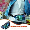 thumbnail image 3 of YUNLIGHTS Black Fashion Waist Pouch for Outdoor Use Lightweight Polyester Bag, 3 of 8