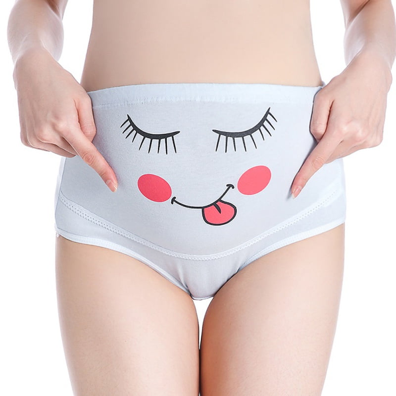 Pregnant Women Cotton High Waist Cartoon Maternity Panties Mother Belly  Support Underwear Postpartum Briefs Pregnancy Short Pants - Walmart.com