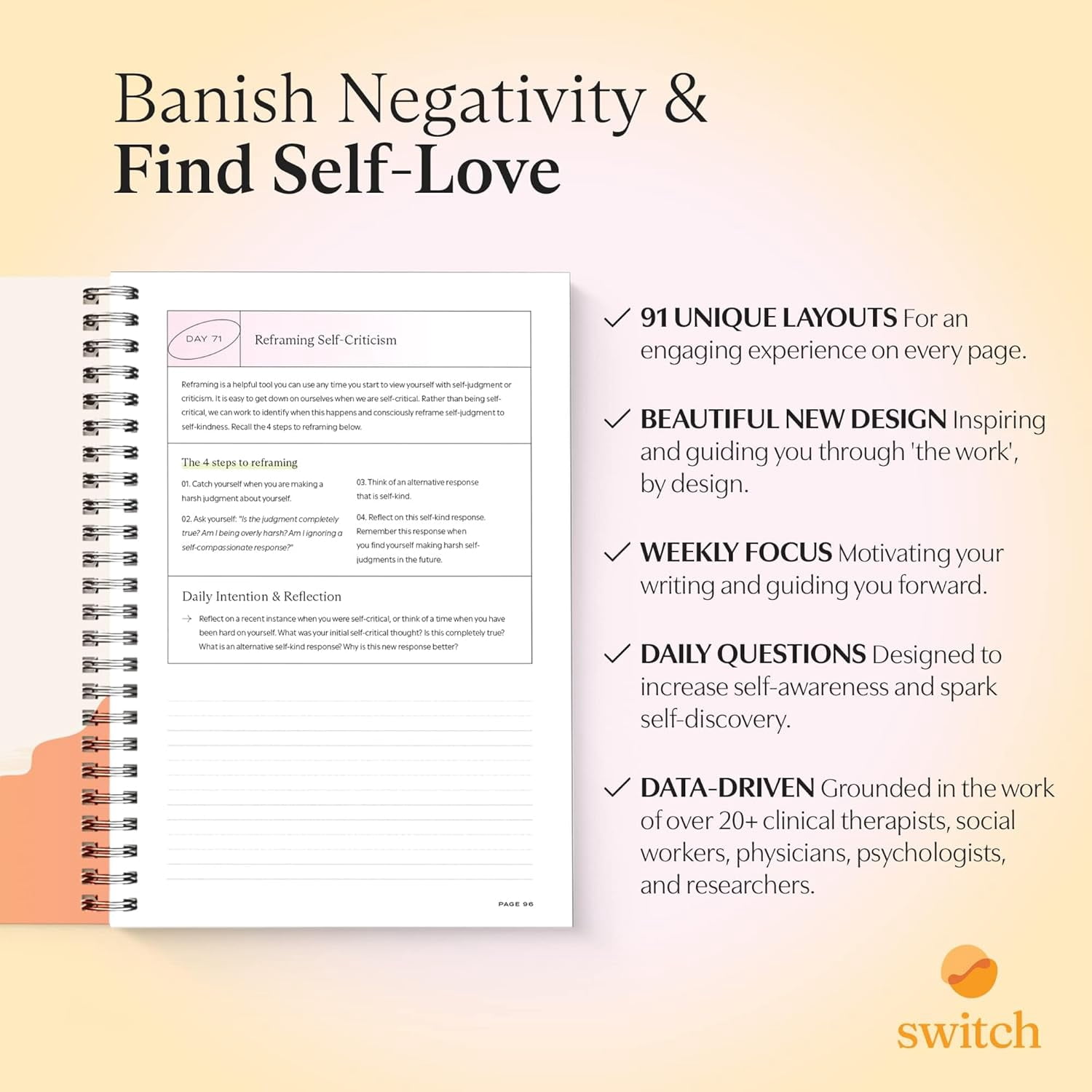 Boundaries &  Care Journals - Psychologist-Backed Manifestation & Affirmation Bundle for Women