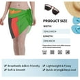 thumbnail image 5 of Women'S Beach Cover Up Short Sarong Dress Flag Of Zambia Wrap Chiffon Shawl, 5 of 7