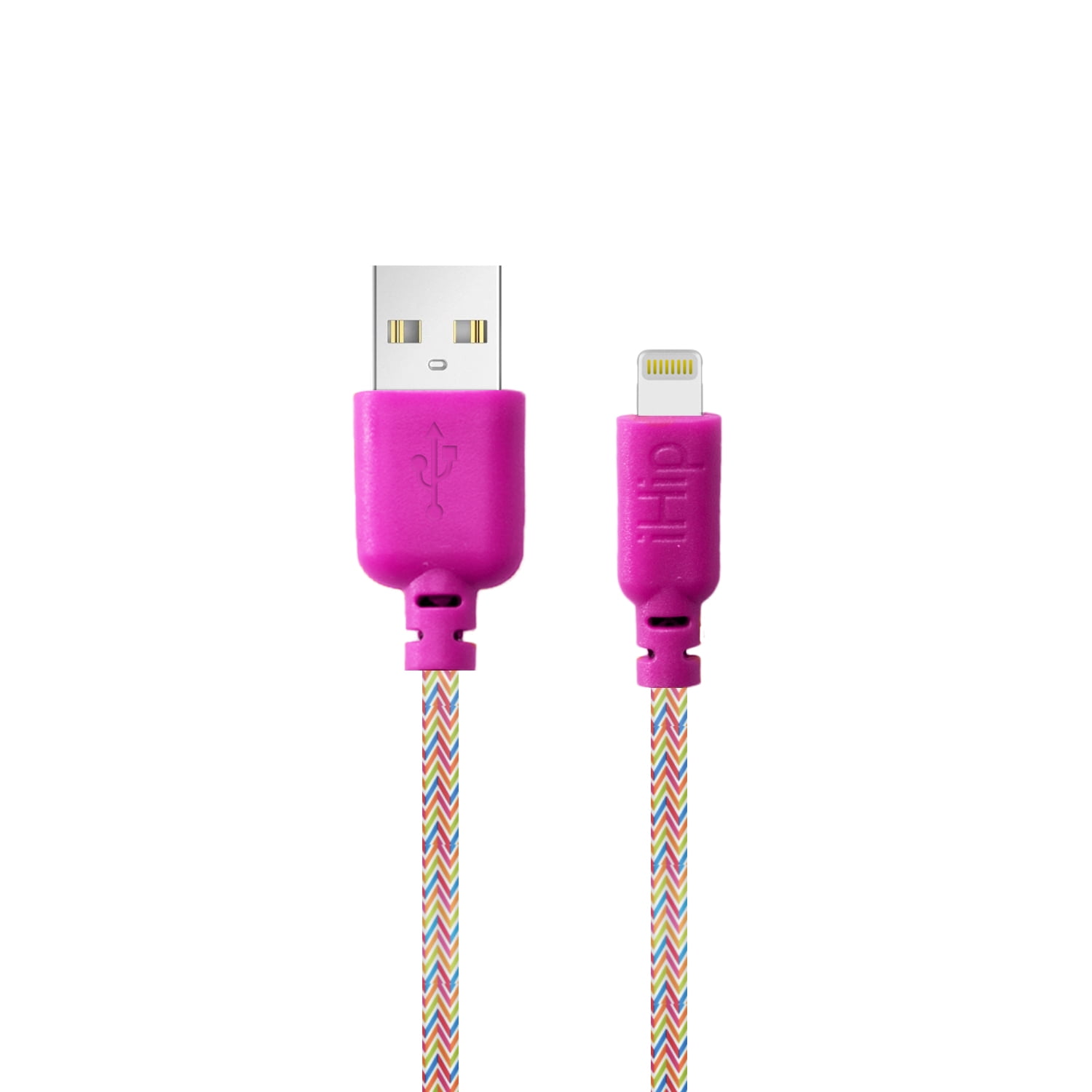 MC05-ROS AT&T Braided USB to Micro USB Charge & Sync Cable 5ft Pink 