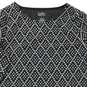 Womens Black & White Polka Dot Pull-Over Sweater X-Large