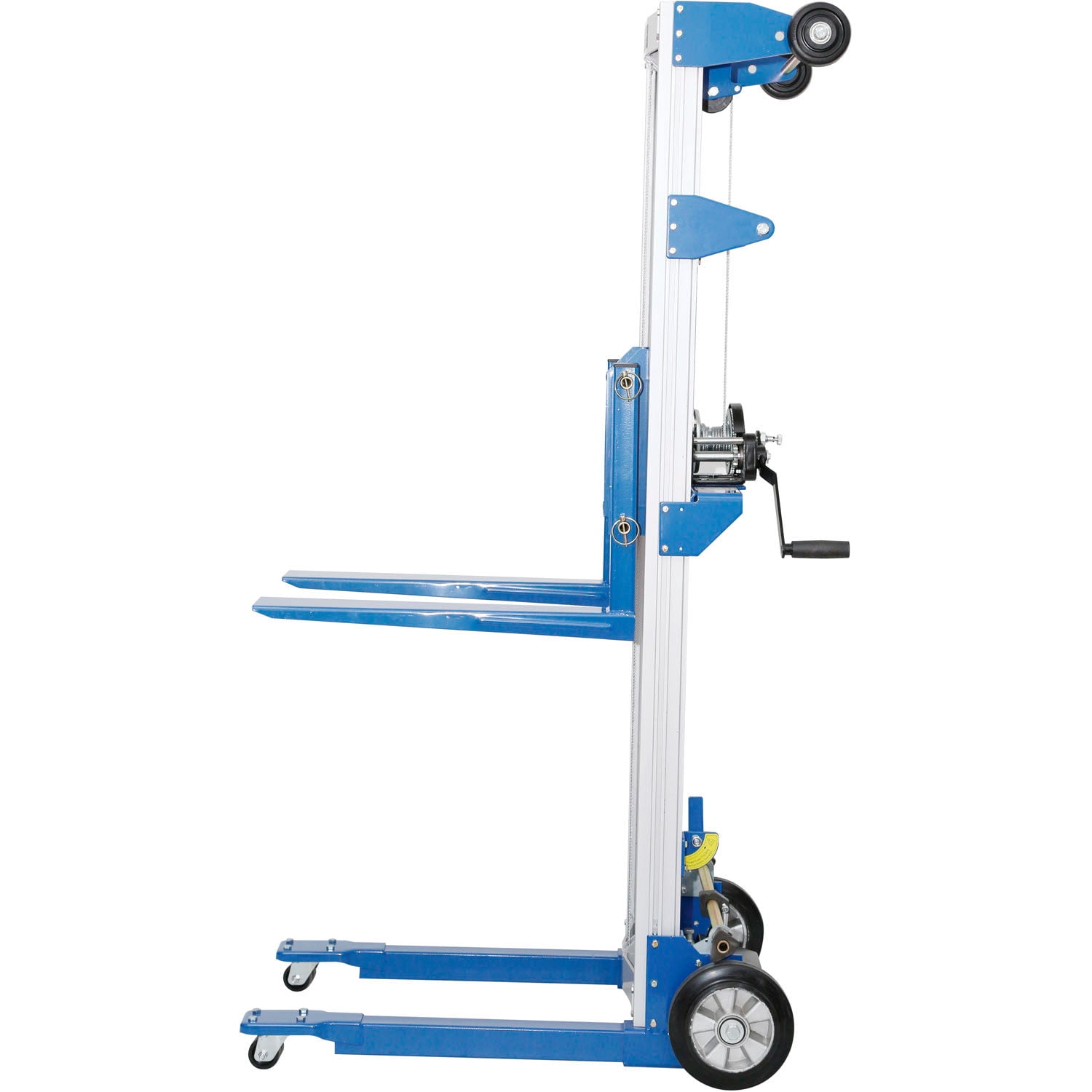 Global Industrial Lightweight Hand Operated Lift Truck, 500 Lb. Capacity Fixed Legs