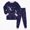 A85-Multicolour, variant on Kids Toddler Pajamas Boys Girls Pajama Set Winter Warm Sleepwear Pjs Set Plush Tops Pants Outfits Loungewear Casual Homewear,3-4 Years