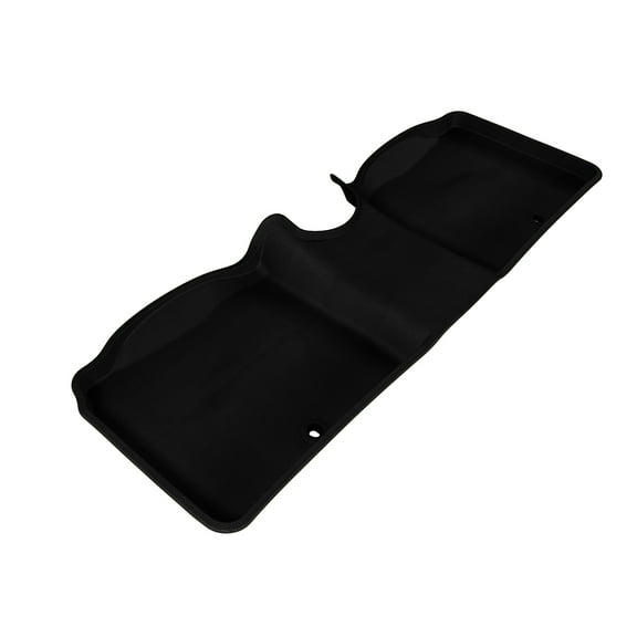 3D MAXpider Second Row Custom Fit All-Weather Floor Mat for Select Hyundai Azera Models - Kagu Rubber (Black)