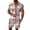 Z27-Beige, variant on Men's USA Flag Print 2 Piece Polo Outfit, Short Sleeve Zip Up Top and Casual Shorts, Lightweight Summer Independence Day Matching Set