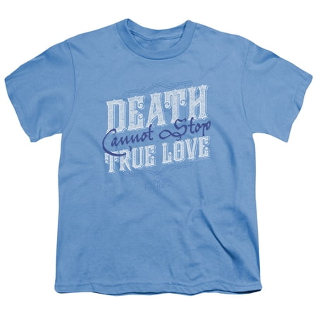 Princess Bride - Love Over Death - Youth Short Sleeve Shirt - Small