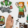 Minecraft Officially Licensed Peel & Stick Wall Decals - Video Game ...
