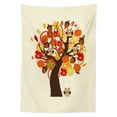 thumbnail image 3 of Ambesonne Thanksgiving Tablecloth Rectangular Table Cover, Abstract Tree, 60"x84", Multicolor, 3 of 4