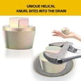 thumbnail image 2 of 1.5inch Bathtub Drain Remover Tool,Tub Drain Extractor with 1inch Socket,Remove the Old,Broken,Stubborn,Rusted Drain Tub,1 x Bathtub Drain Remover Tool 1 x Socket,Photo Color, 2 of 8