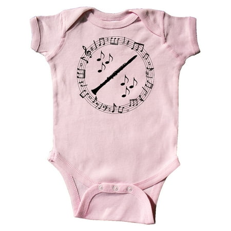 

Inktastic Clarinet Music Silhouette Gift Gift Baby Boy or Baby Girl Bodysuit