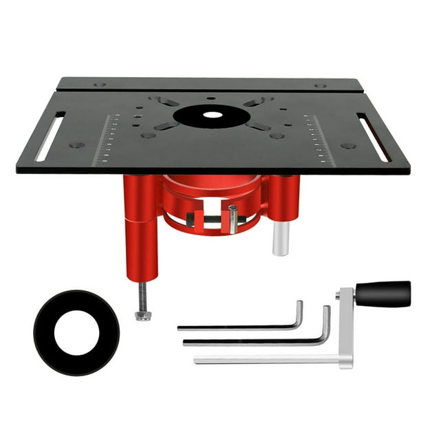 Aluminum Router Table Insert Plate Precision Router Lift Set