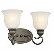 Kichler Lighting - Tanglewood - 2 light Bath Bar - 9.25 inches tall by 14.75