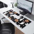 thumbnail image 2 of Long Mouse Pads for Desk,Halloween Ghosts Pumpkins and Spooky Icons Desk Mats on Top Of Desks, Desk Mouse Pad Extra Large with 3mm Non-Slip Base and Stitched Edge for Gaming,Work,Home 31.5x11.8in, 2 of 4