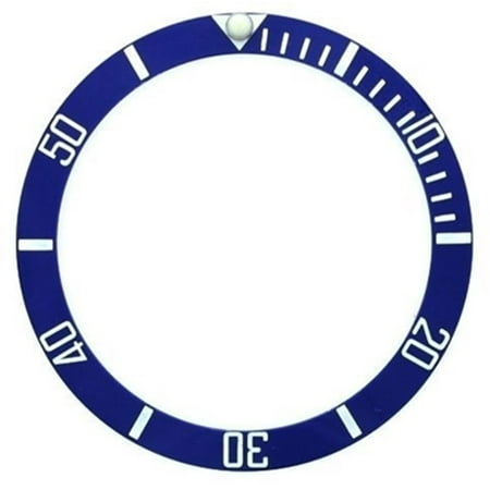 - NEW BEZEL INSERT CERAMIC FOR ROLEX SUBMARINER BLUE SILVER 16610 SAPPHIRE PART