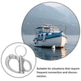 thumbnail image 3 of BRIGHTFUFU 2Pcs Snap Shackles Stainless Steel Quick Release for Boat and Sailboat Rigging Marine Environments, 3 of 8