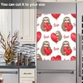 thumbnail image 4 of Dailycode Dishwasher Magnet Cover Magnetic Fridge Door Cover Home Kitchen Decor, Sloth with Love Balloon, 23"x 26", 4 of 6