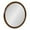 Walnut Brown, variant on Kate and Laurel Pao Midcentury Modern Round Wood Wall Mirror, 28 Inch Diameter, Walnut, Decorative Circle Mirror with Warm Wood Finish for Robust Wall Decor