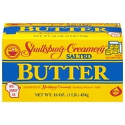 Shullsburg Creamery Salted Butter, 4 Sticks, 16 oz Box. Refrigerated.