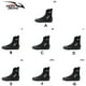 thumbnail image 4 of Mantenga las botas de buceo de buceo para adultos de 5 mm de neopreno botines de agua superior altos para mujer zapatos para hombre protección de pie de protección de pies. Accesorios de surf 41-42 Inevent OD003681-14, 4 of 7