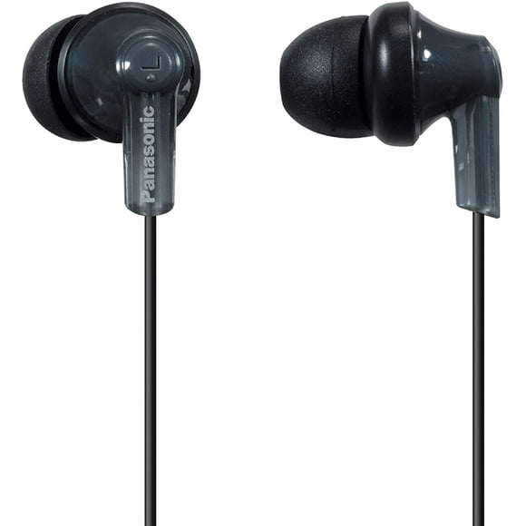 Auriculares Panasonic ErgoFit In Ear RP HJE120 K sonido dinámico cristalino ajuste ergonómico cómodo 9 mm negro