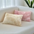 thumbnail image 5 of Unique Bargains Pack of 2 Tie-Dye Teddy Fleece Pillow Covers Pink 20" x 12", 5 of 7
