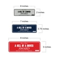 thumbnail image 5 of Signs ByLITA Standard A Hell Of A Driver Award Sign (Red) - Large, 5 of 6