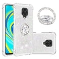 thumbnail image 1 of Funda para Xiaomi Redmi Note 9S/Note 9 PRO con Brillo Líquido Flotante, Purpurina, Parachoques y Anillo Giratorio Soporte, 1 of 5