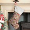 thumbnail image 4 of Christmas Stockings,Beige Christmas Gingerbread Man Pattern Stockings Christmas,14.8'' Xmas Stockings,Christmas Party Favors,Christmas Party Decorations,Christmas Stockings Personalized, 4 of 5
