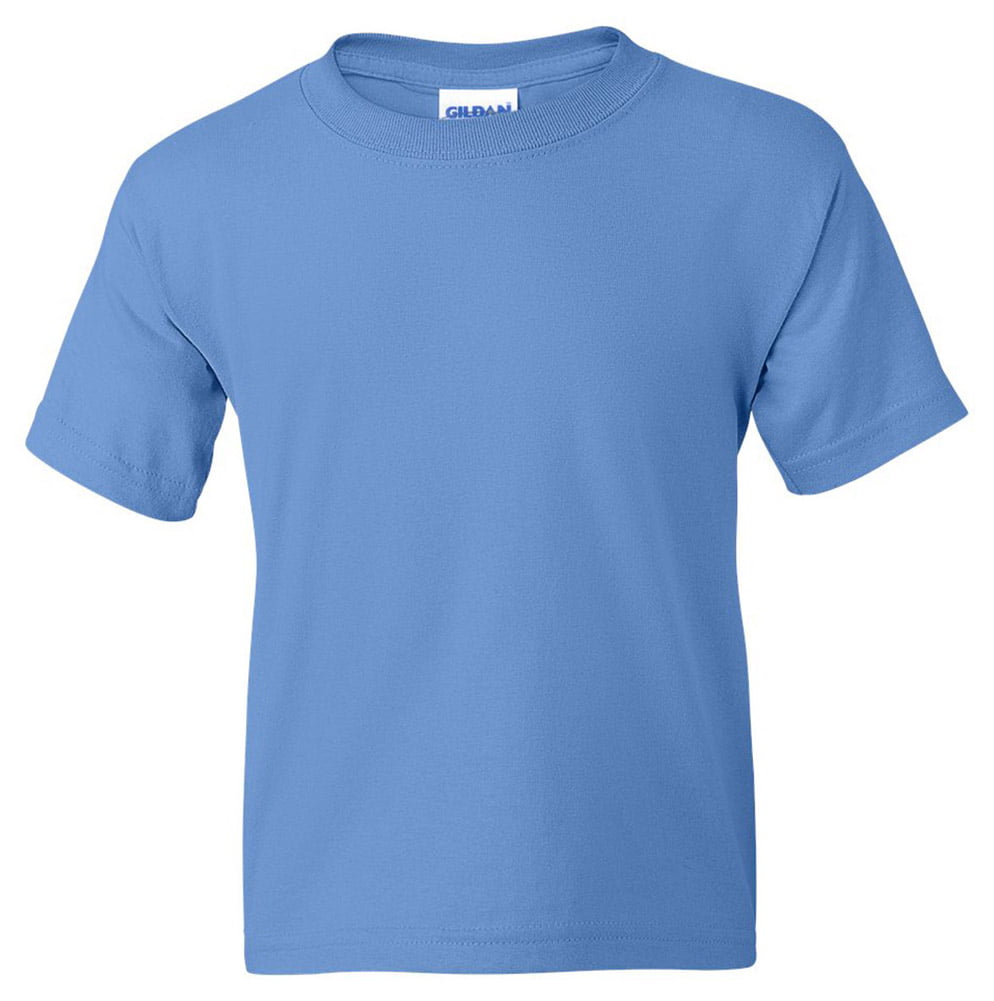 Gildan 8000B Dryblend Youth T-Shirt -Carolina Blue-X-Small - Walmart.com